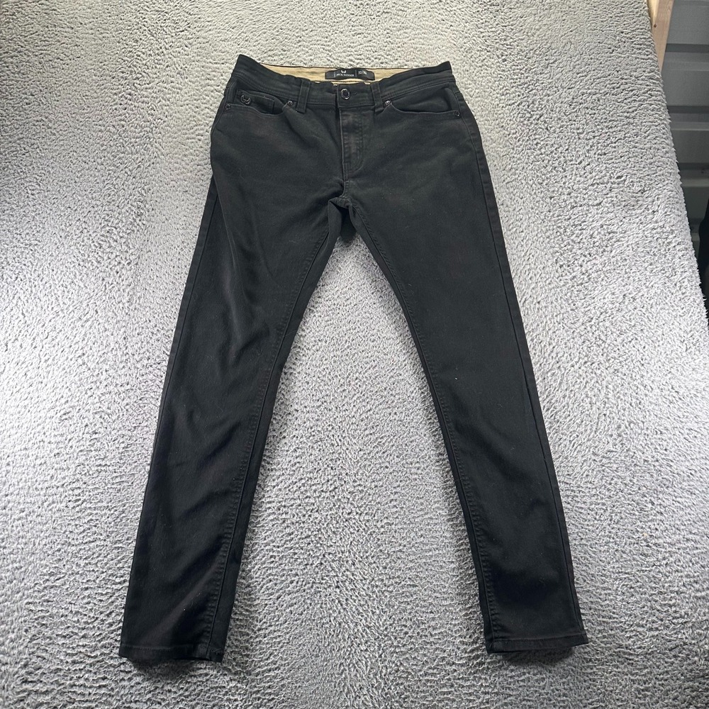 Nick Danger Pant Men's 30x32 Black Cotton Khakis‎ Tapered Leg Utility Workwear